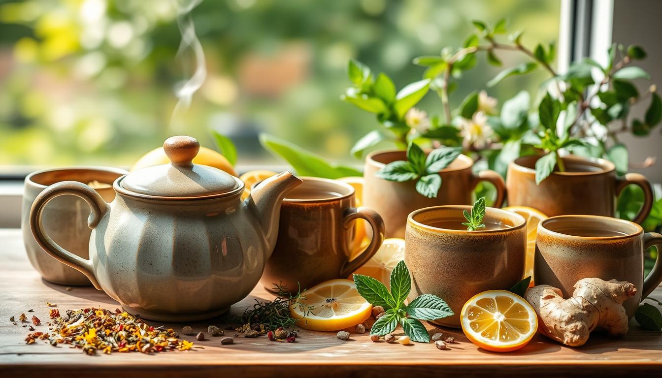 Herbal teas for detox and cleansing